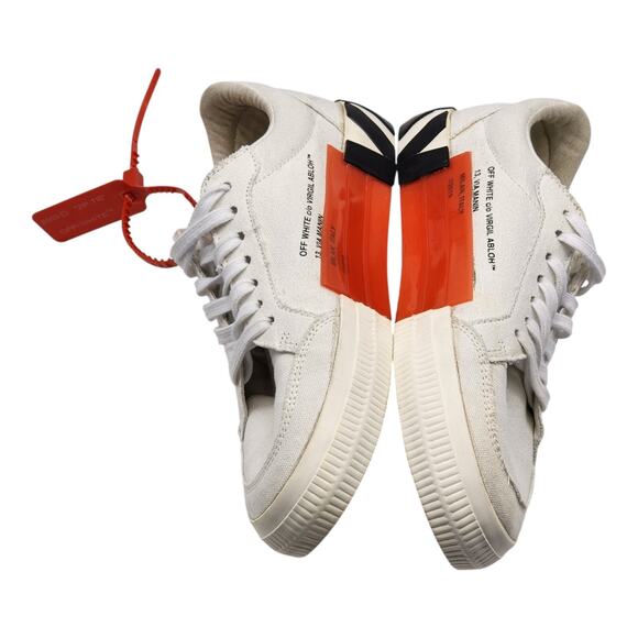 OFF-WHITE Vulc Low Canvas White Red Sneakers EU 40 US 7M 10W main image 7